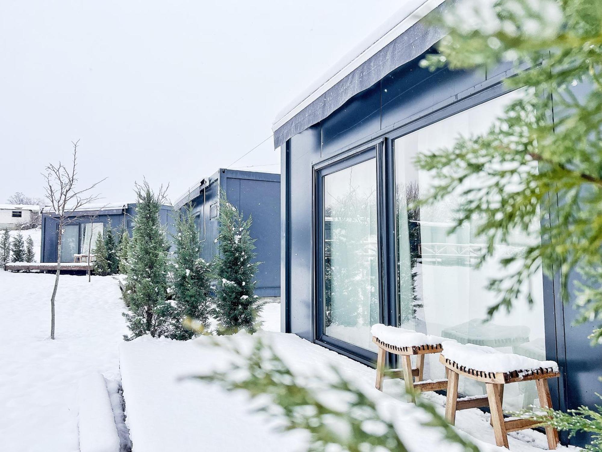 Hotel Flandra Glamping Corbeni Zewnętrze zdjęcie